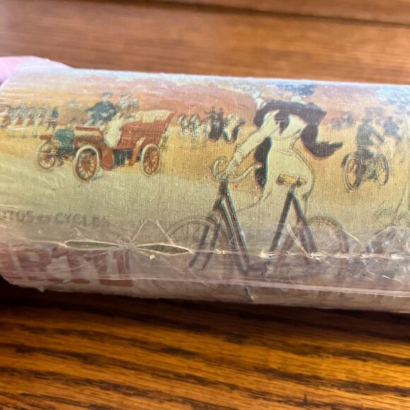 Imperial Vinyl 2 Washable Clement/Howe Bicycle La Conquete Wallcovering - Picture 10 of 14